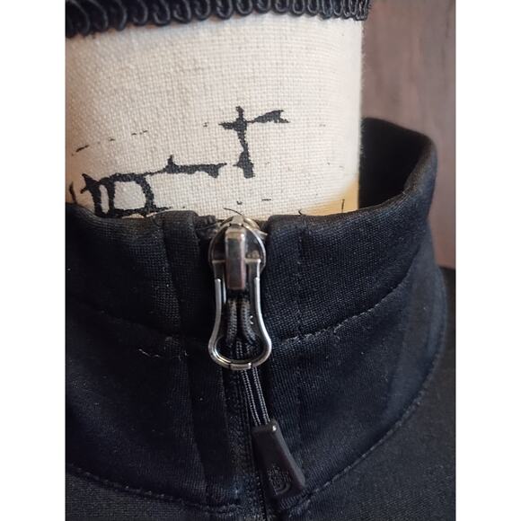 The North Face Womens Medium Soft Shell Softshell Black Jacket Windwall Full Zip - Picture 4 of 7